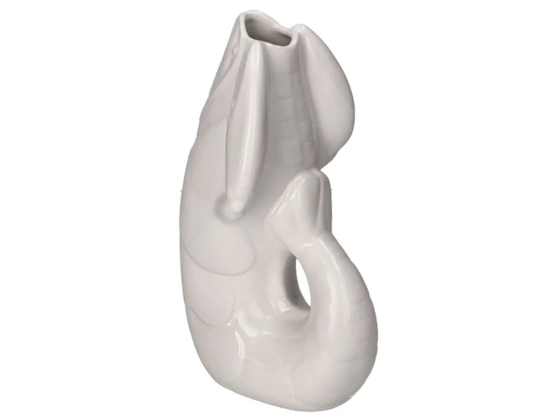 Giftcompany Madame Crevette Hummer Vase S weiss 26,7cm