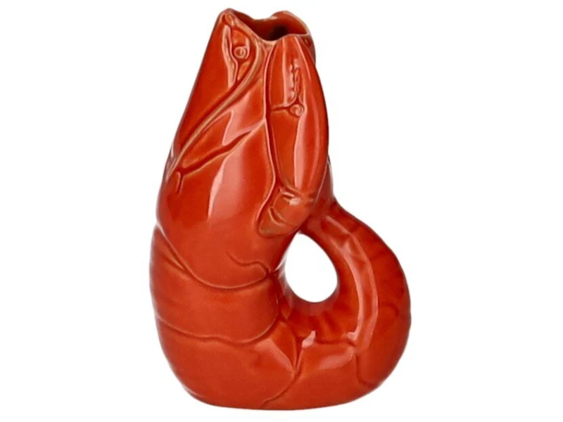 Giftcompany Madame Crevette Hummer Vase XS orangerot 14cm
