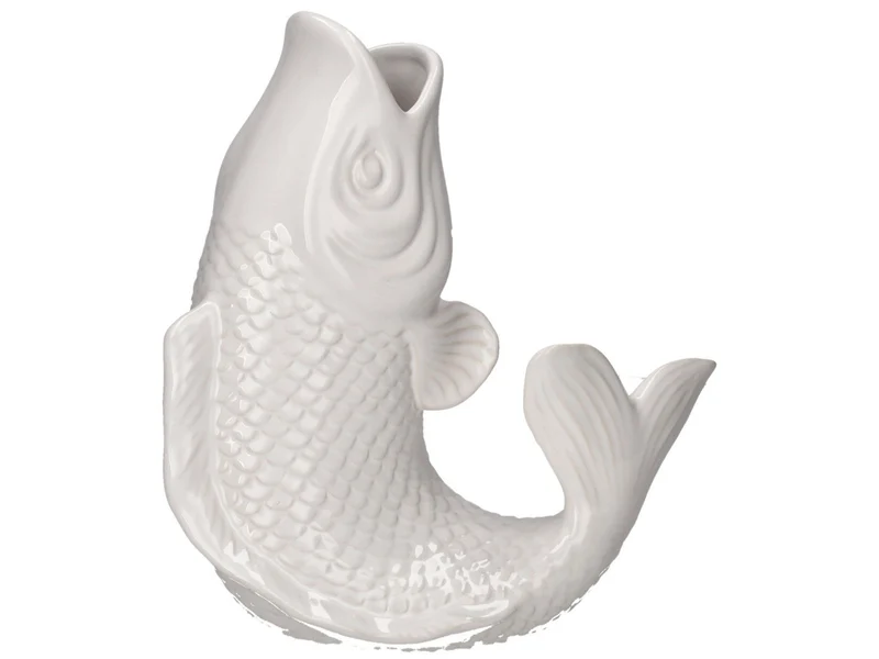 Giftcompany Mamsell Koi Fisch Vase S weiß 25cm