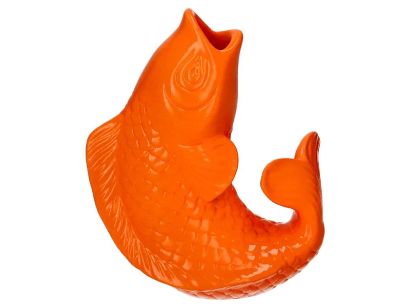 Giftcompany Mamsell Koi Fisch Vase XS neon orange 15,5cm