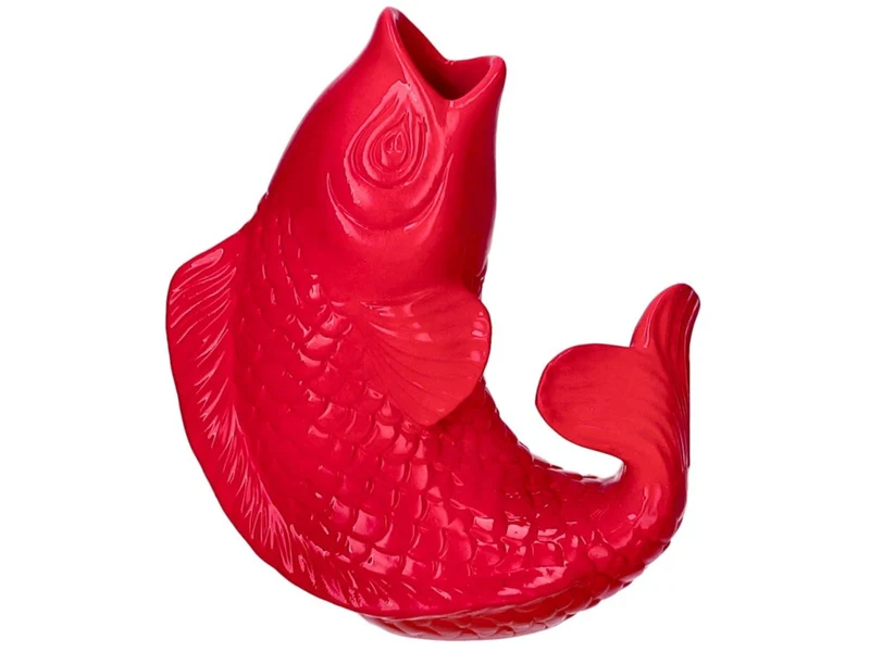 Giftcompany Mamsell Koi Fisch Vase XS neon pink 15,5cm