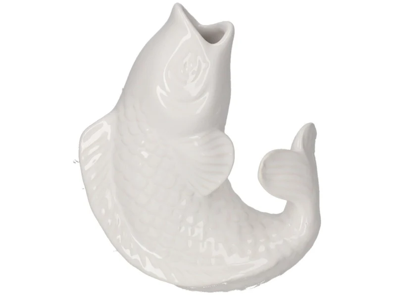Giftcompany Mamsell Koi Fisch Vase XS weiß 15,5cm