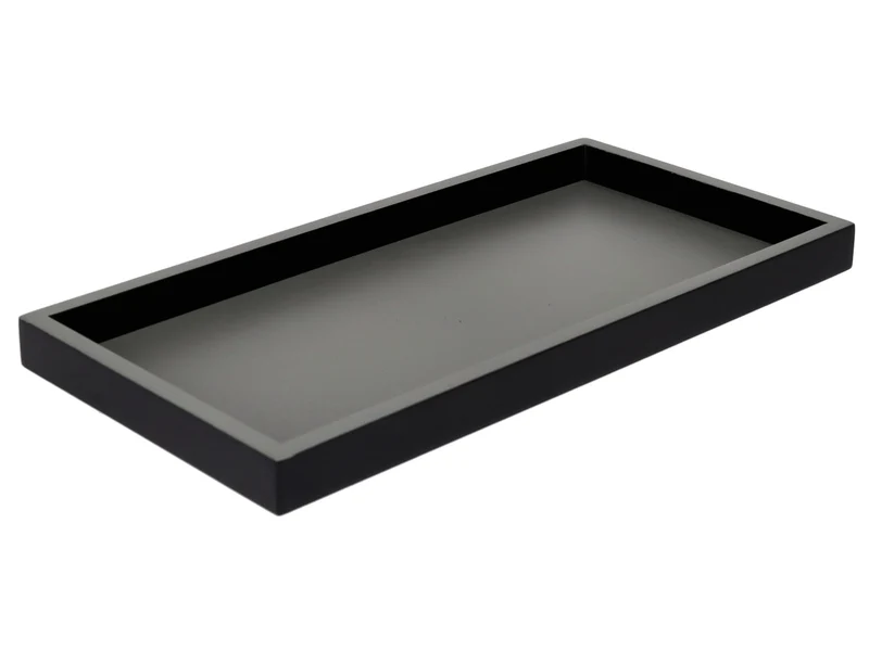 Giftcompany Neo Tablett rechteckig schwarz 30cm
