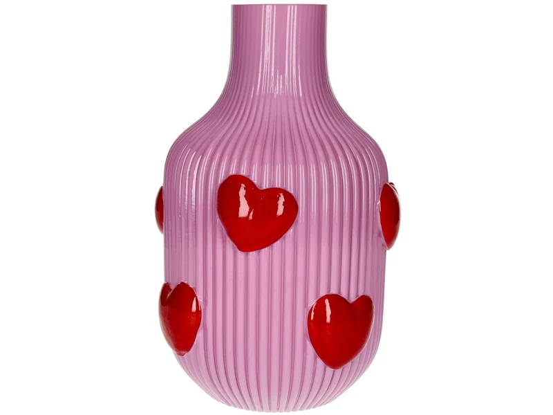 Giftcomany L'amour Vase Herzen lila 30cm