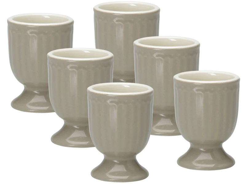 Greengate Alice Eierbecher warm grey 6,5 cm Set6
