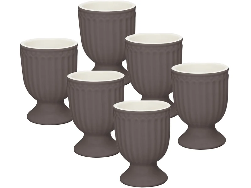 Greengate Alice Eierbecher dark chocolate 6,5 cm Set6