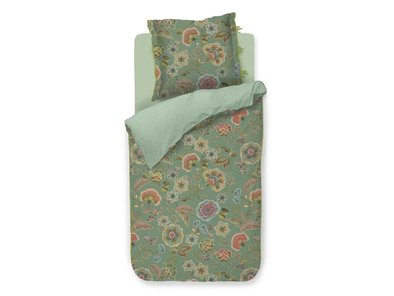 PIP STUDIO Matata Bettwäsche grün 155x220cm (1 Set)