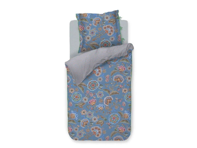 PIP STUDIO Matata Bettwäsche blau 155x220cm (1 Set)