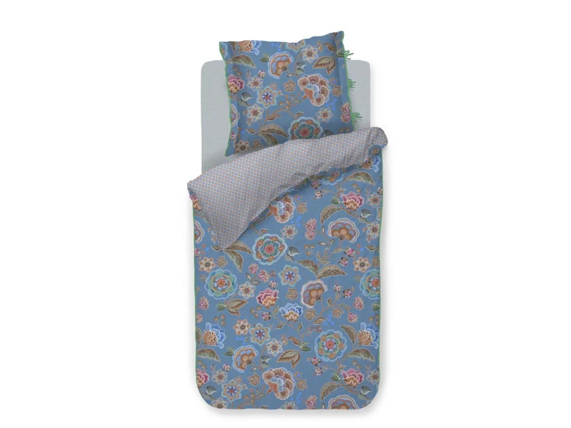 PIP STUDIO Matata Bettwäsche blau 135x200cm (1 Set)