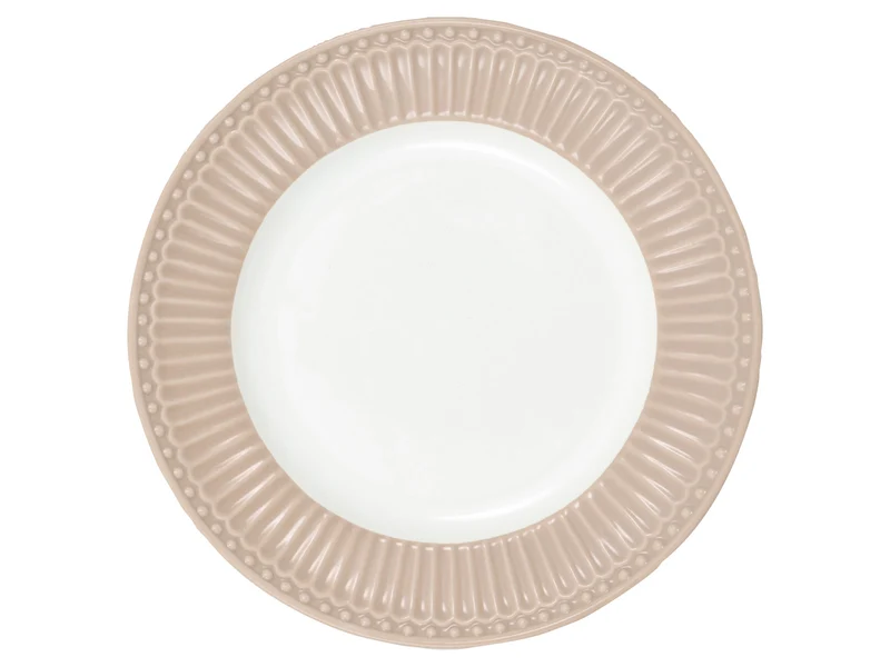Greengate Alice Frühstücksteller klein creamy fudge 17,5cm