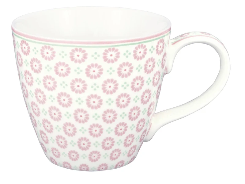 Greengate Narina Becher mit Henkel pale pink 0,35l