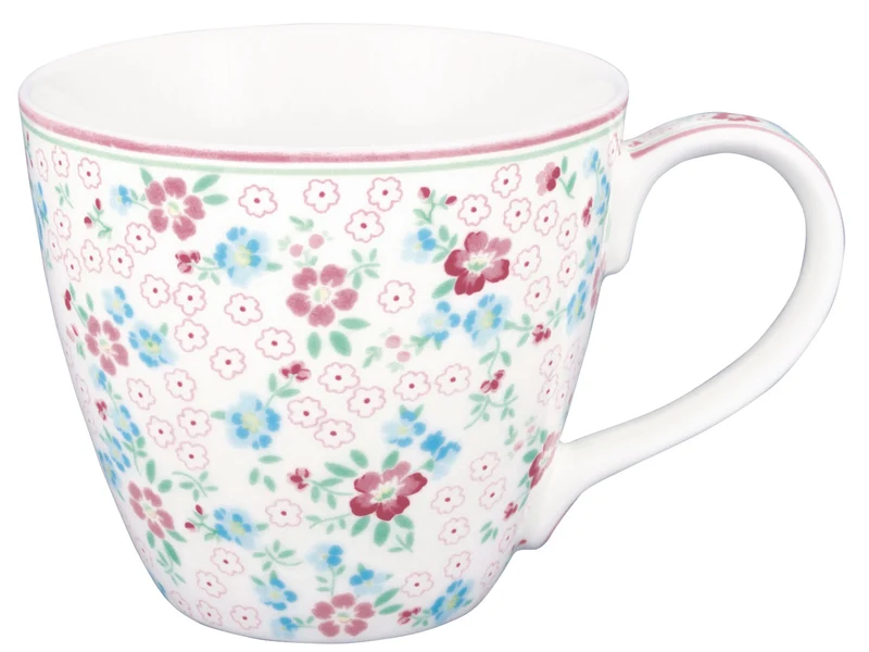 Greengate Allyna Becher mit Henkel white 0,35l