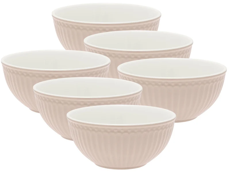 Greengate Alice Müslischale creamy fudge 0,45l Set6
