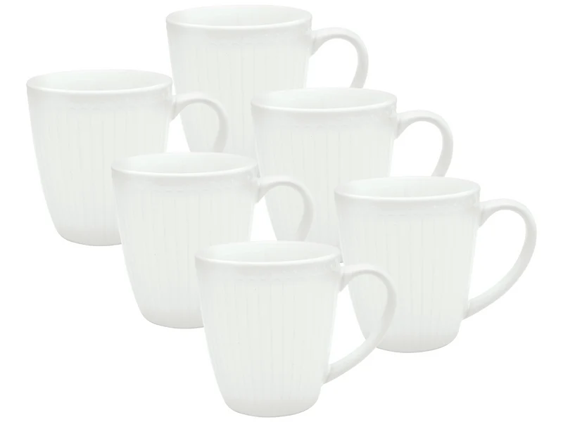 Greengate Alice Becher mit Henkel white 0,3l Set6