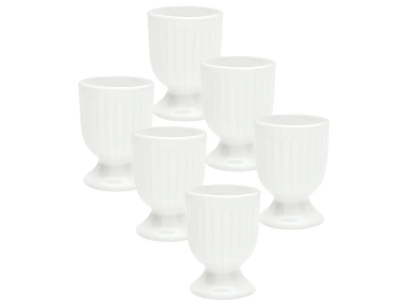 Greengate Alice Eierbecher white 6,5cm Set6
