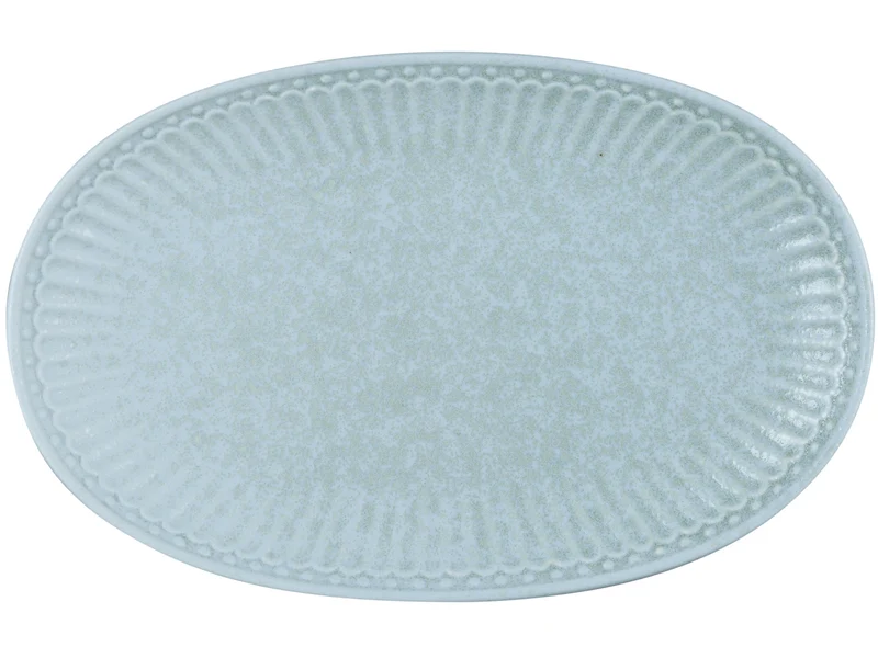 Greengate Alice Servierplatte ice blue 23x14,5cm