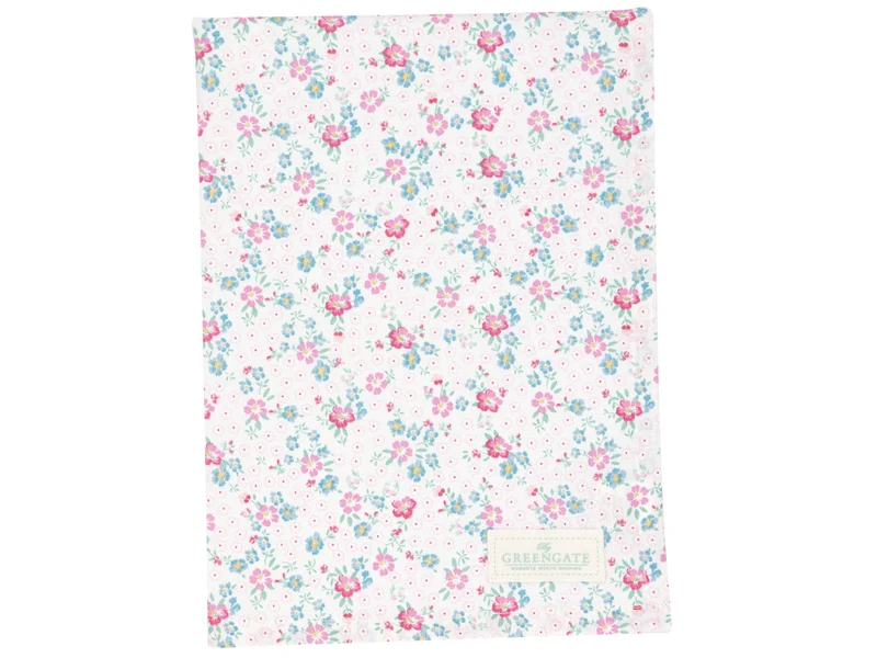 Greengate Allyna Geschirrtuch white 70x50cm