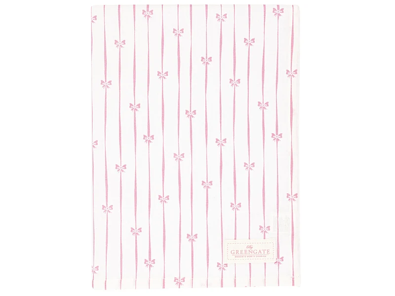 Greengate Dolobella Geschirrtuch pale pink 70x50cm