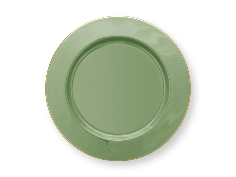 PIP STUDIO Mid Green Tablett Metal 32cm