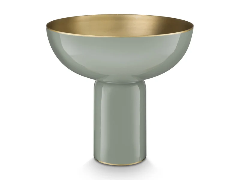 PIP STUDIO Green Schale Metall 24x23cm