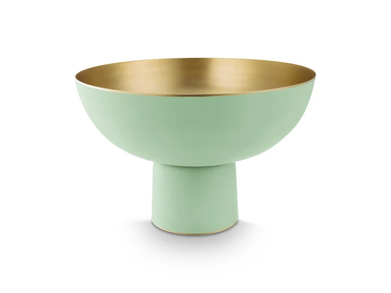 PIP STUDIO Matt Bright Green Schale Metall 30x20cm