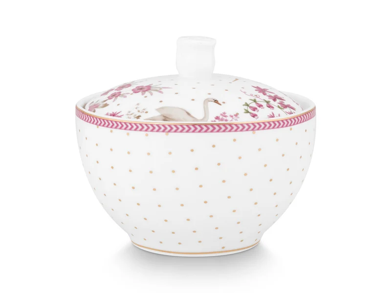 PIP STUDIO Jolie Dots Gold Pink Zuckerdose 300ml