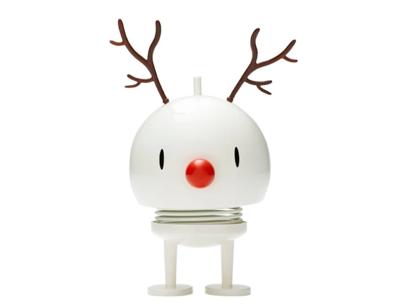 Hoptimist Bumble M white Reindeer 14cm