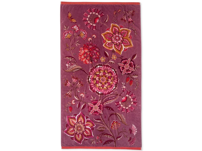 PIP STUDIO Viva la Vida lila Badetuch 100x180cm (1 Stück)