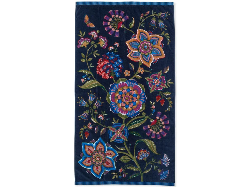 PIP STUDIO Viva la Vida dunkelblau Badetuch 100x180cm (1 Stück)