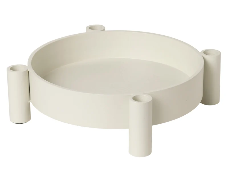 Broste Copenhagen Silke rainy day grey Leuchter 32cm