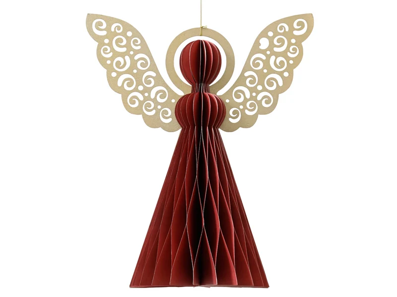 Decoris Engel rot 40cm
