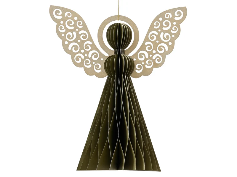 Decoris Engel grün 20cm