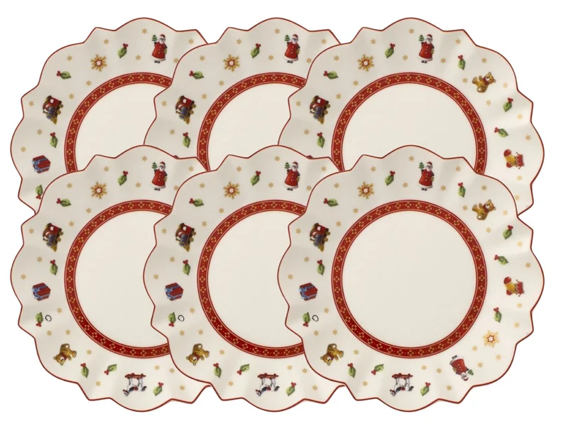Villeroy & Boch Toy's Delight Brotteller weiss 17 cm Set6
