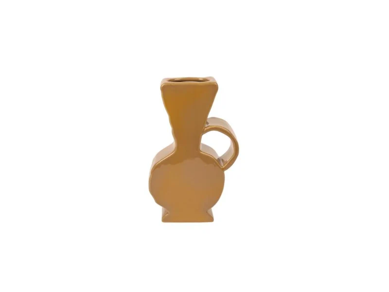 Broste Copenhagen Etta Vase Cinnamon Sand 19x8x30cm