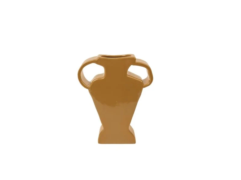 Broste Copenhagen Etta Vase Cinnamon Sand 24x8x30cm