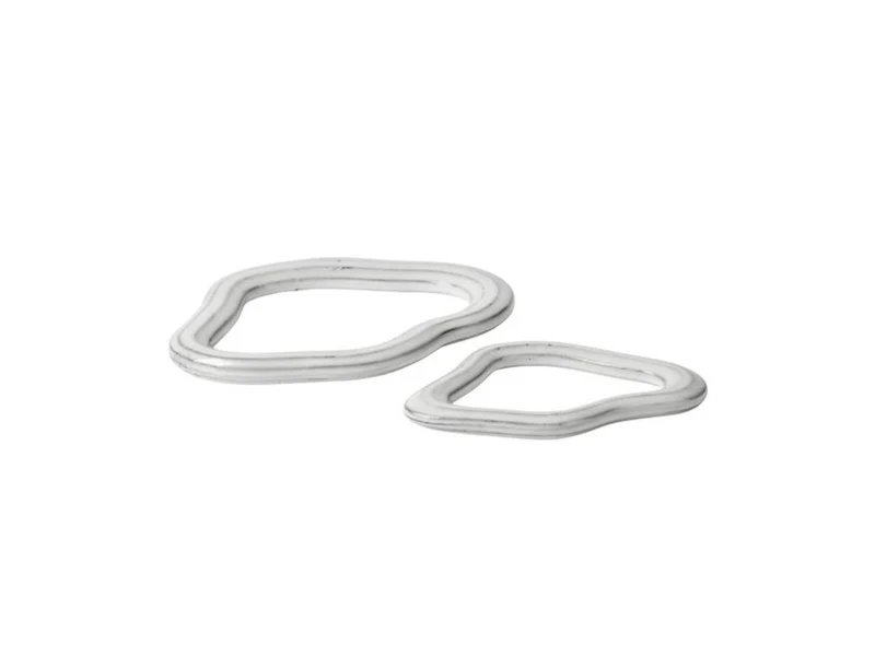 Broste Copenhagen NORDIC SAND Untersetzer 25x19cm Set2