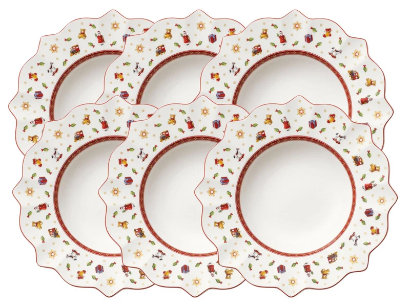 Villeroy & Boch Toy's Delight Suppenteller weiss 26 cm Set6