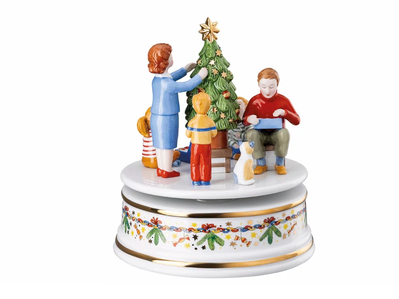 Hutschenreuther Sammelkollektion 2024 Weihnachtsleuchten Spieluhr groß