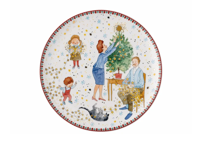 Hutschenreuther Sammelkollektion 2024 Weihnachtsleuchten Teller flach 22cm