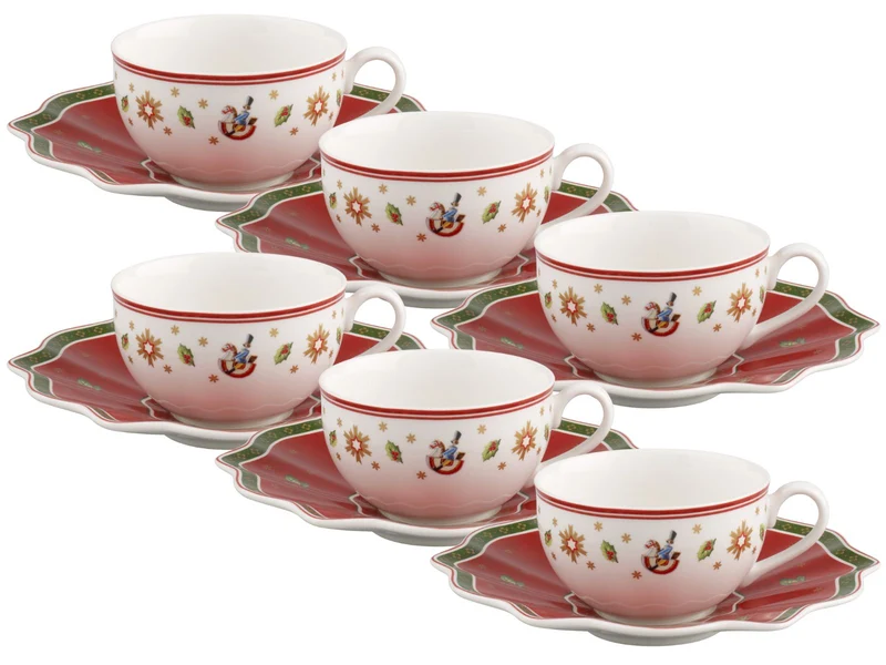 Villeroy & Boch Toy's Delight Kaffee-/Teetasse mit Untertasse Set6
