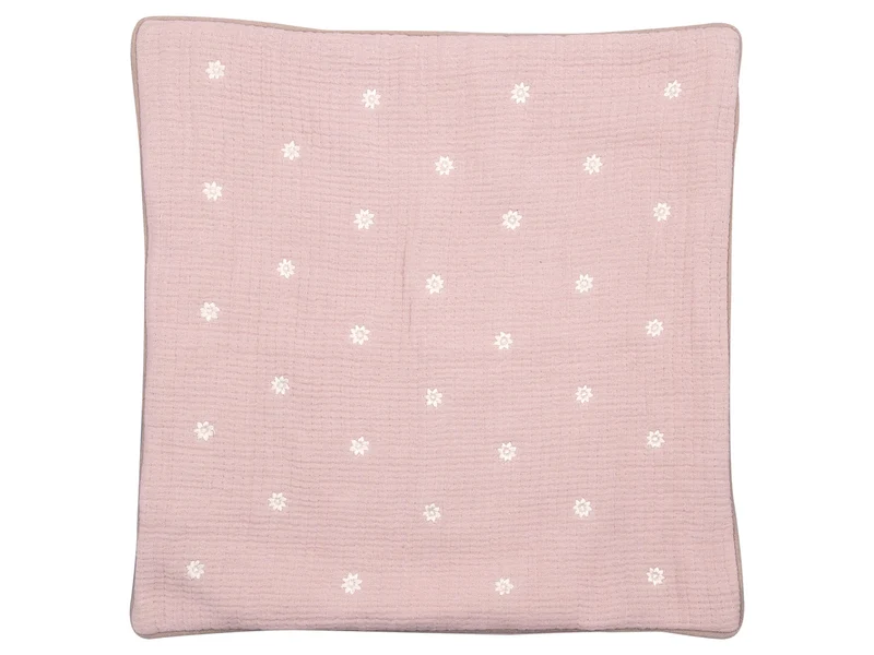 Greengate Sina Kissenhülle bedruckt dusty rose 50x50cm