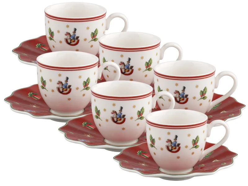 Villeroy & Boch Toy's Delight Mokka-/Espressotasse mit Untertasse 0,1l Set6