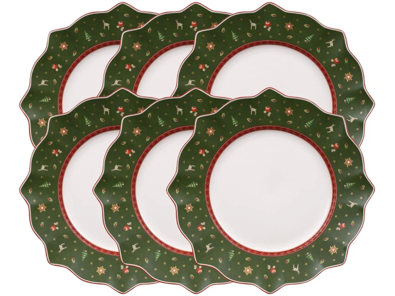 Villeroy & Boch Toy's Delight Speiseteller grün 29 cm Set6