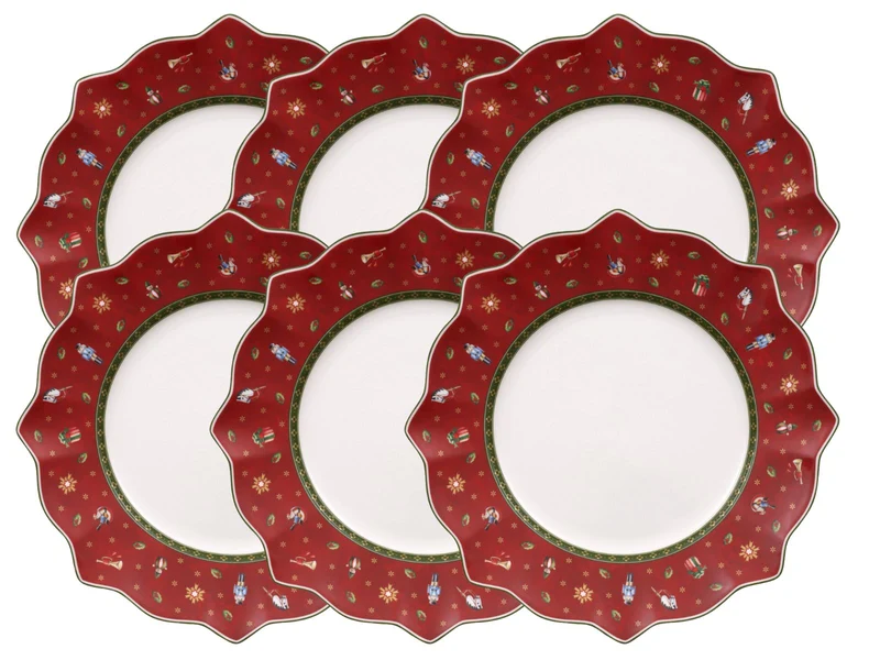 Villeroy & Boch Toy's Delight Speiseteller rot 29 cm Set6