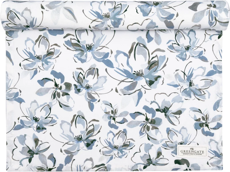 Greengate Evia Tischläufer olive green 140x45cm