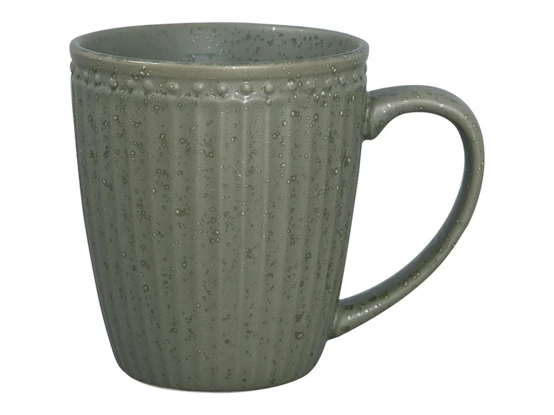 Greengate Alice Becher mit Henkel olive green 0,4l