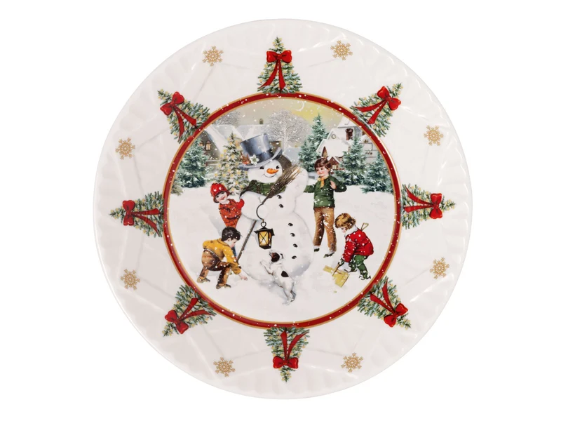 Villeroy & Boch Toy's Fantasy Schale groß Schneemann bauen 25cm