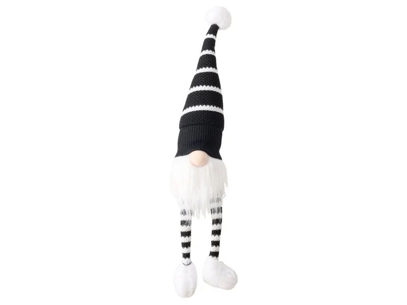 Boltze Kuno Kantenhocker Wichtel schwarz weiß 60,7cm (1 Stück)