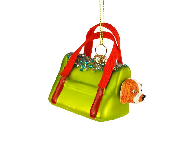 Werner Voß Doggy Bag Glashänger grün 9x6cm