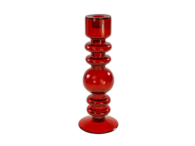 Werner Voß Como Kerzenleuchter rot 25cm